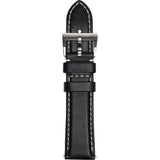 Jack Mason Nautical Watch Strap | Black Leather JMN-LS-001