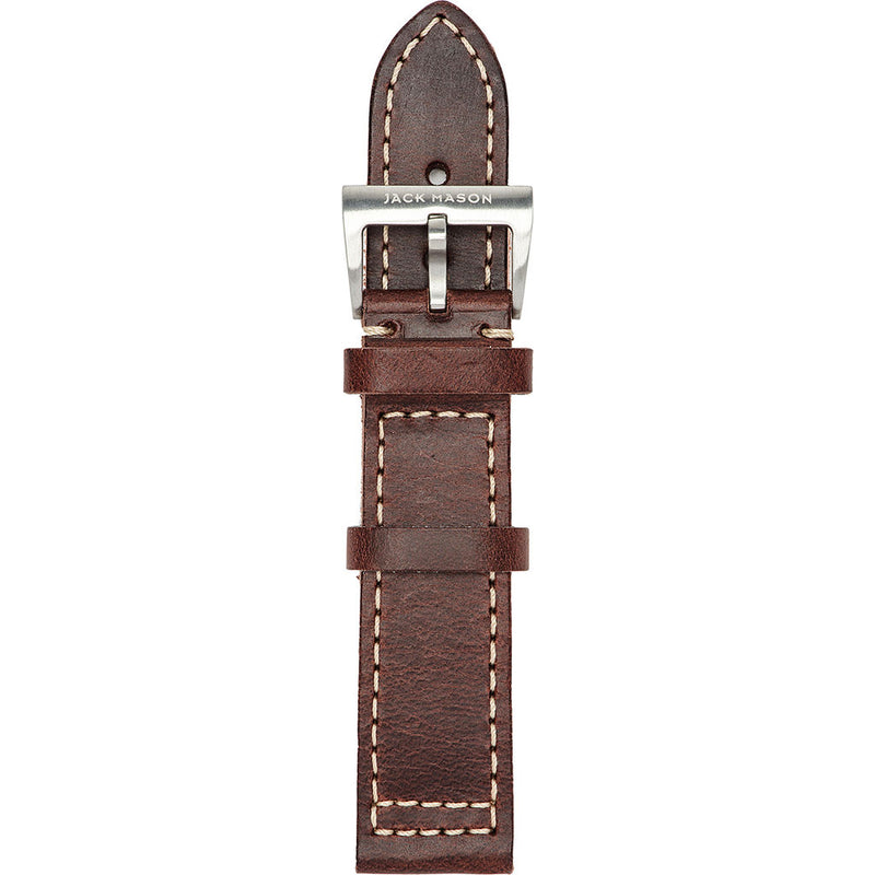 Jack Mason Field Leather Watch Strap | Brown JMO-LS-001