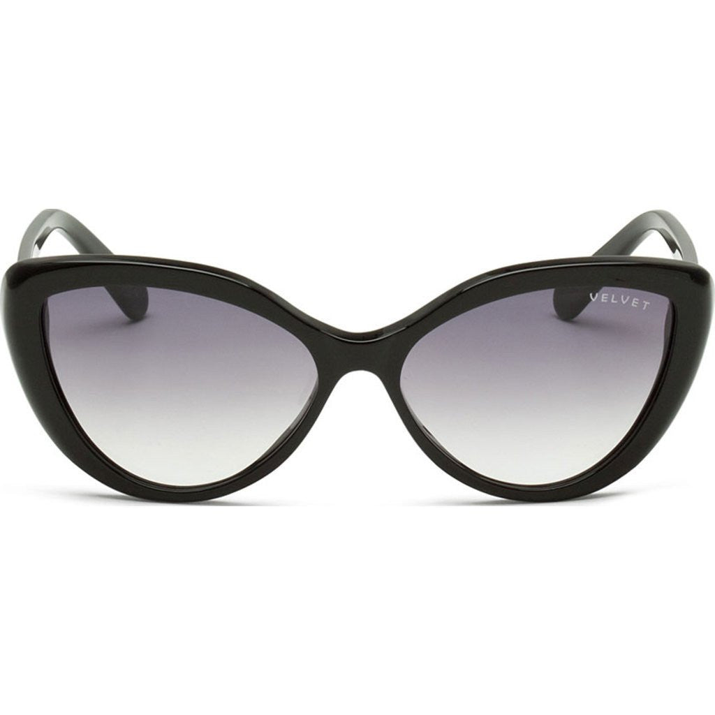 Velvet Eyewear Joie Black Sunglasses Grey Fade V005BK05 – Sportique