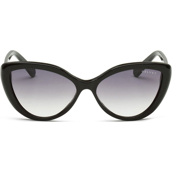 Velvet Eyewear Joie Black Sunglasses | Grey Fade V005BK05