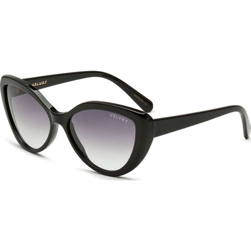 Velvet Eyewear Joie Black Sunglasses | Grey Fade V005BK05