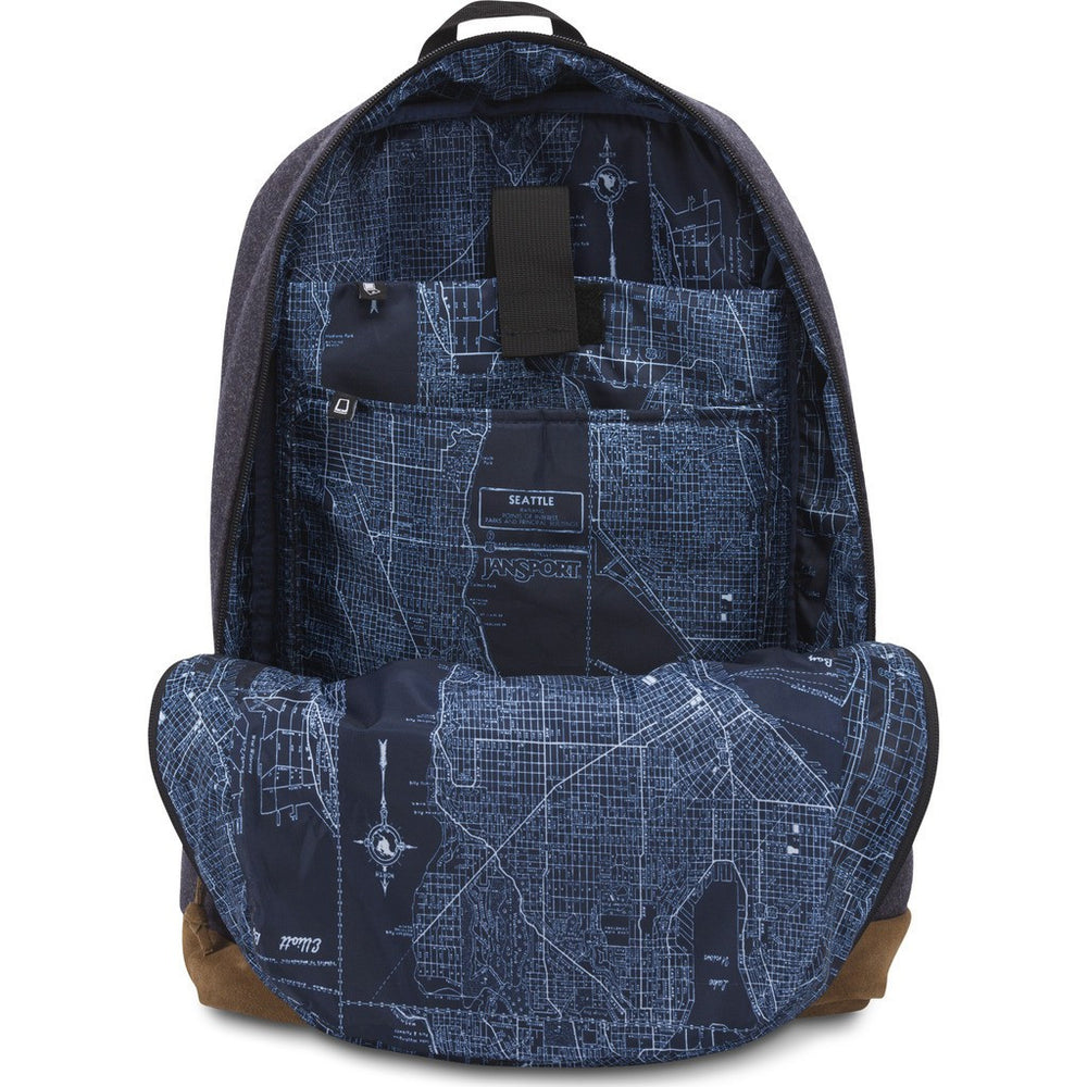 Jansport Right Pack Digital Edition Backpack Navy Blue Felt T58T0BT – Sportique