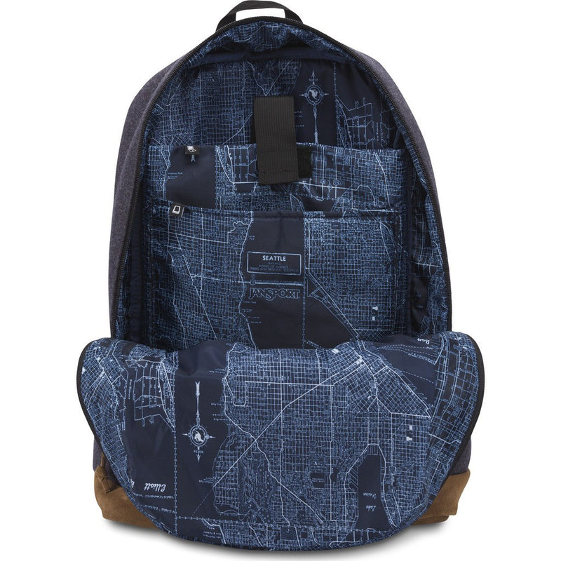 denim backpack jansport Jansport Right Pack Digital Edition Backpack Navy Blue Felt T58T0BT – Sportique