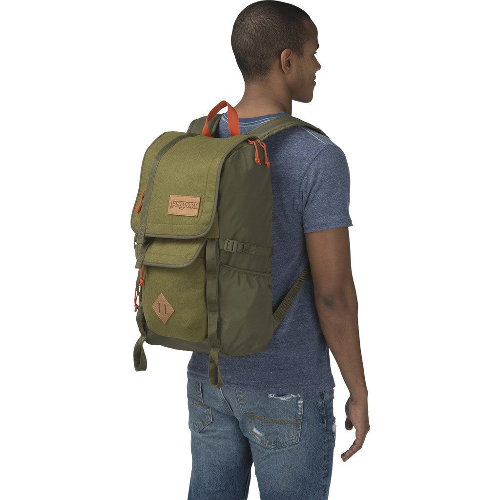 Jansport Hatchet Special Edition Backpack Army Green Felt 2T2Z0NB – Sportique