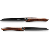 Nesmuk Janus Steak Knife Set of Two Desert Iron Wood