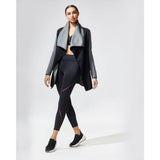 MICHI Dusk Wrap Jacket | Grey/Black