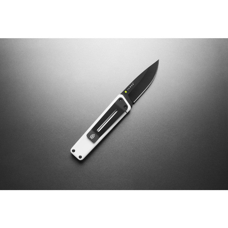 James Knives The Chapter Knife | Bone/Black Straight