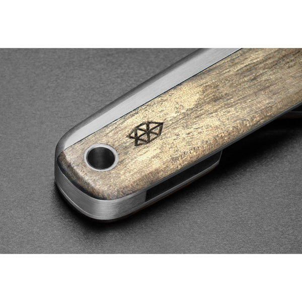 The James Brand The County Knife | White Oak/Stainless