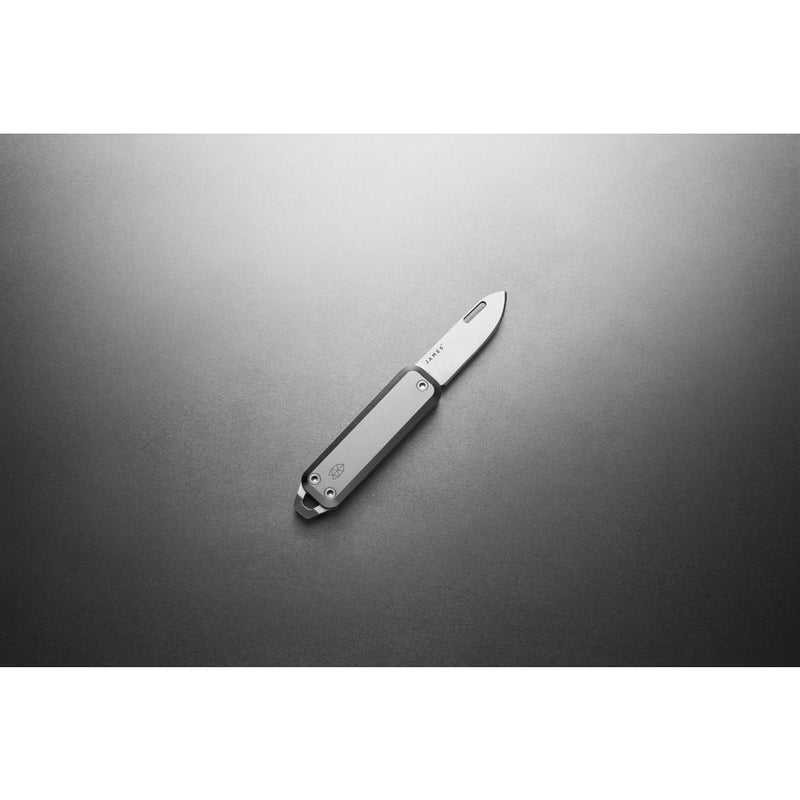 The James Brand Elko Folding Knife | Titanium/Stainless Straight