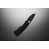 The James Brand Folsom Folding Knife | Black/Black Serrated