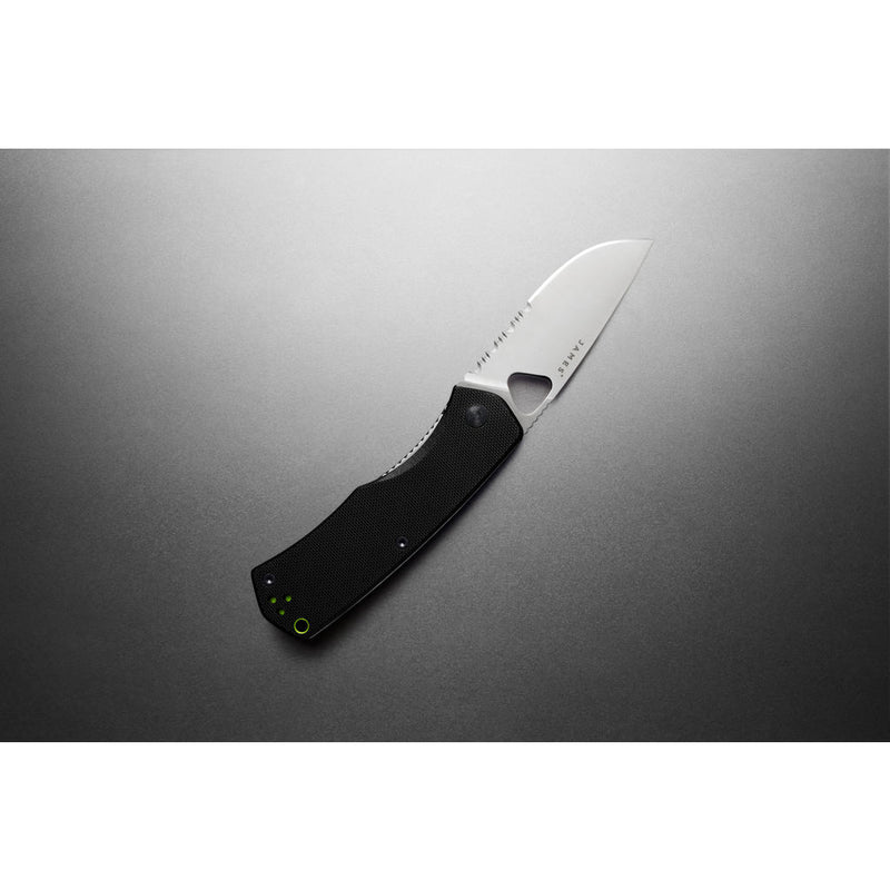 The James Brand Folsom Folding Knfe | Black/Stainless Serrated