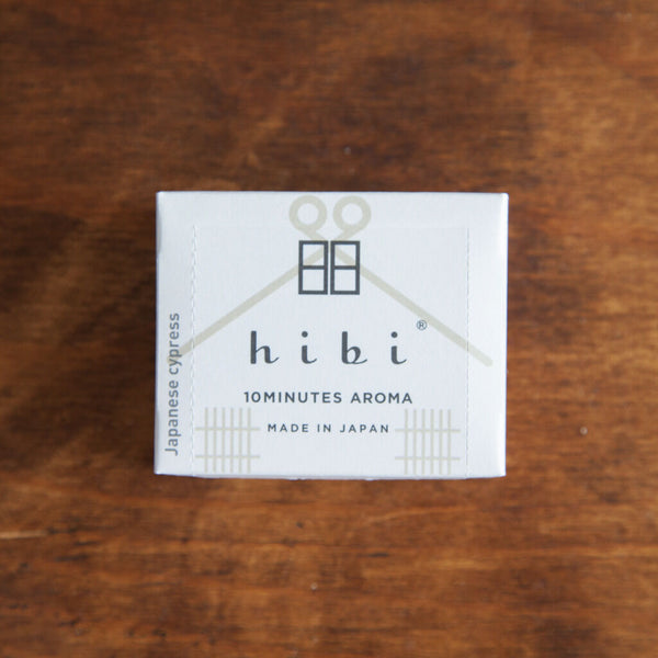 Hibi Box of 30 Incense Matches | Japanese Cypress