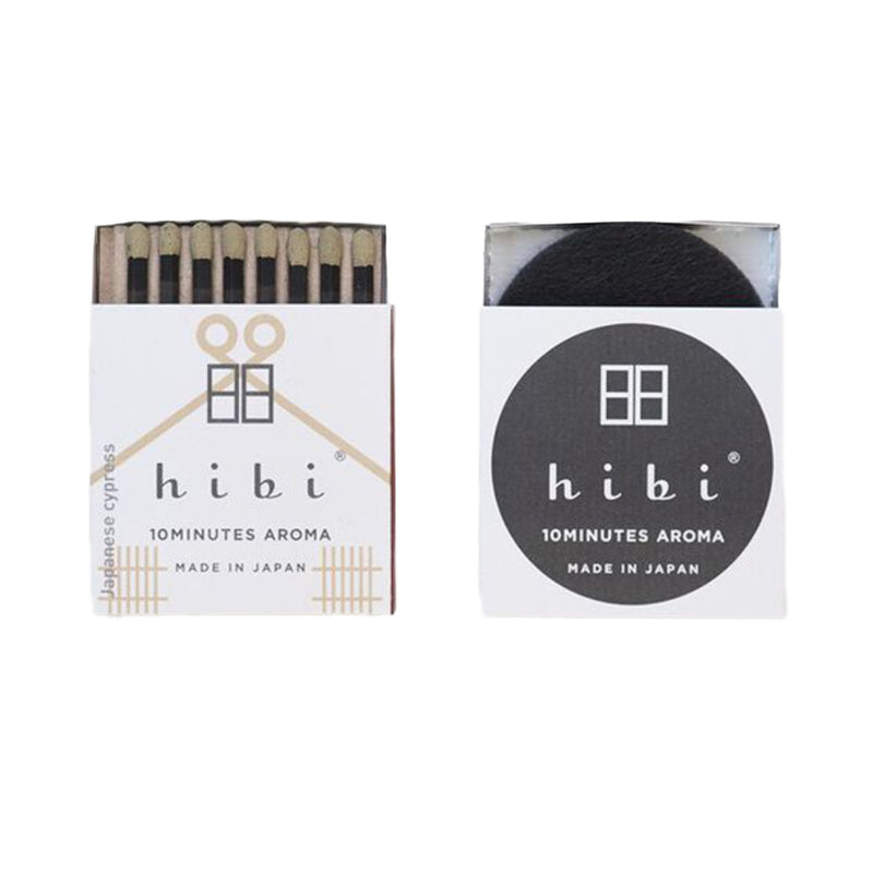 Hibi Box of 8 Incense Matches | Japanese Cypress