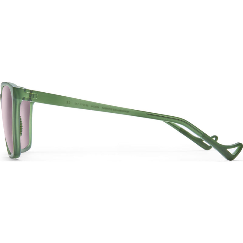 District Vision Running Keiichi Green Sunglasses | District Black Rose 