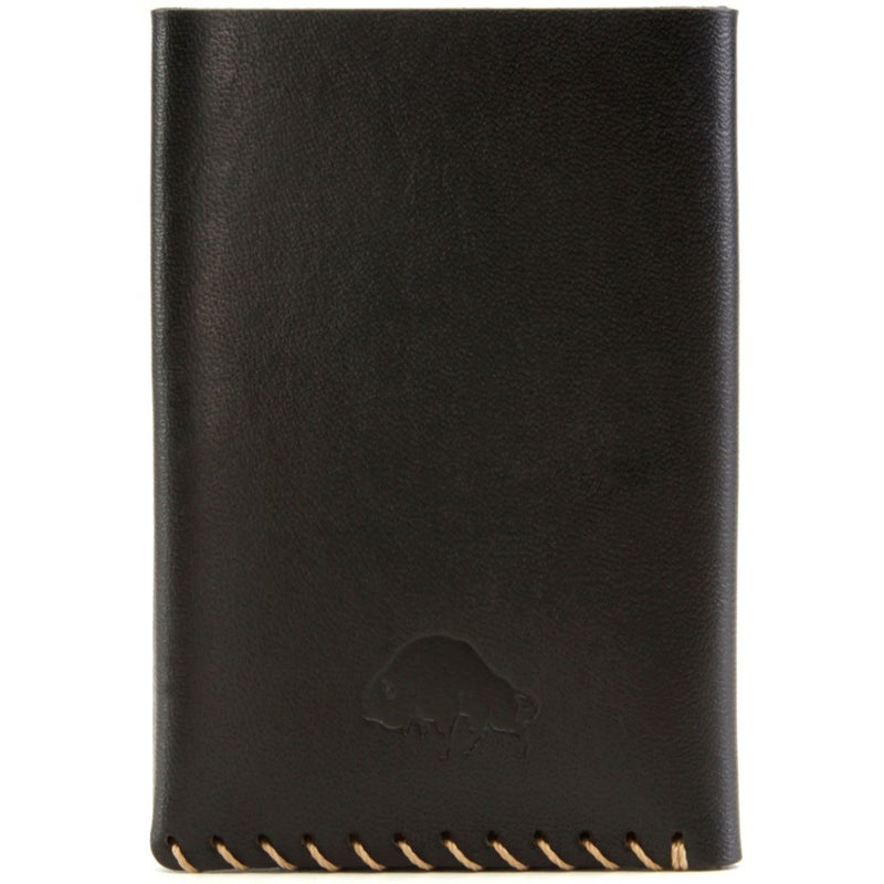 Ezra Arthur No. 2 Wallet | Jet Top Stitch