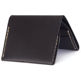 Ezra Arthur No. 4 Wallet | Jet Top Stitch