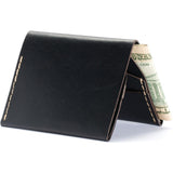 Ezra Arthur No. 4 Wallet | Jet Top Stitch CW405