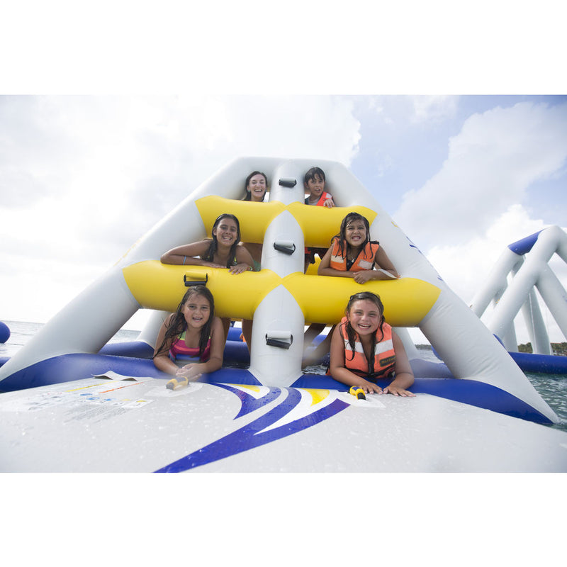 Aquaglide Inflatable Floating Jungle Jim | Yellow/White/Blue 58-5211107