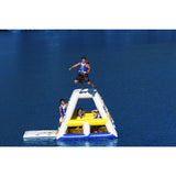 Aquaglide Inflatable Floating Jungle Jim | Yellow/White/Blue 58-5211107