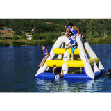 Aquaglide Inflatable Floating Jungle Jim | Yellow/White/Blue 58-5211107
