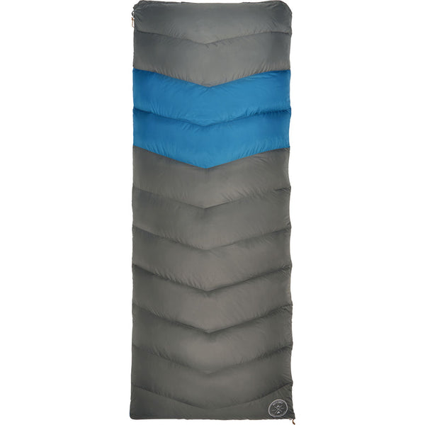 Kelty Galactic 30 Dridown Long Sleeping Bag | Gray/Blue