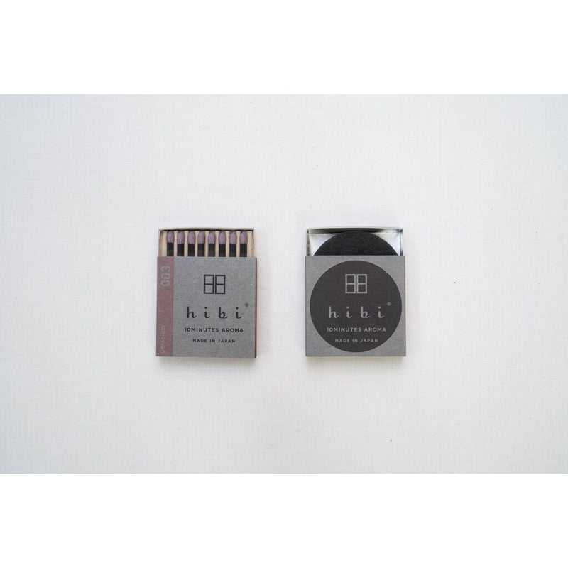 Hibi Box of 8 Incense Matches | Geranium