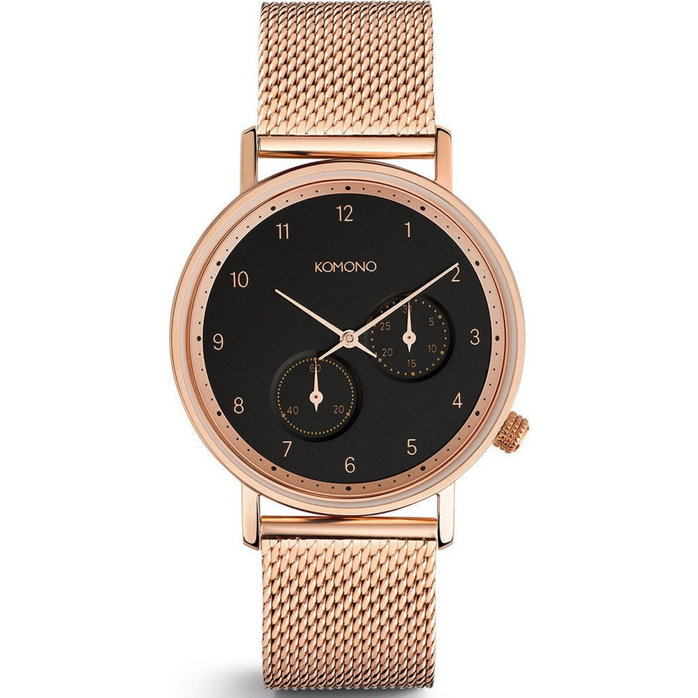 komono the walther tobacco Watch A minimalist twist on the traditional sub dial watch Komono Walther Watch  Tobacco