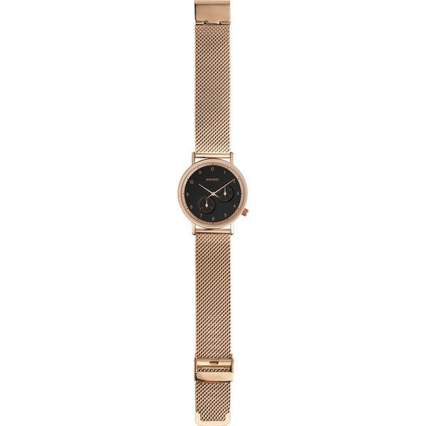 Komono Walther Watch | Rose Gold Mesh KOM-W4022
