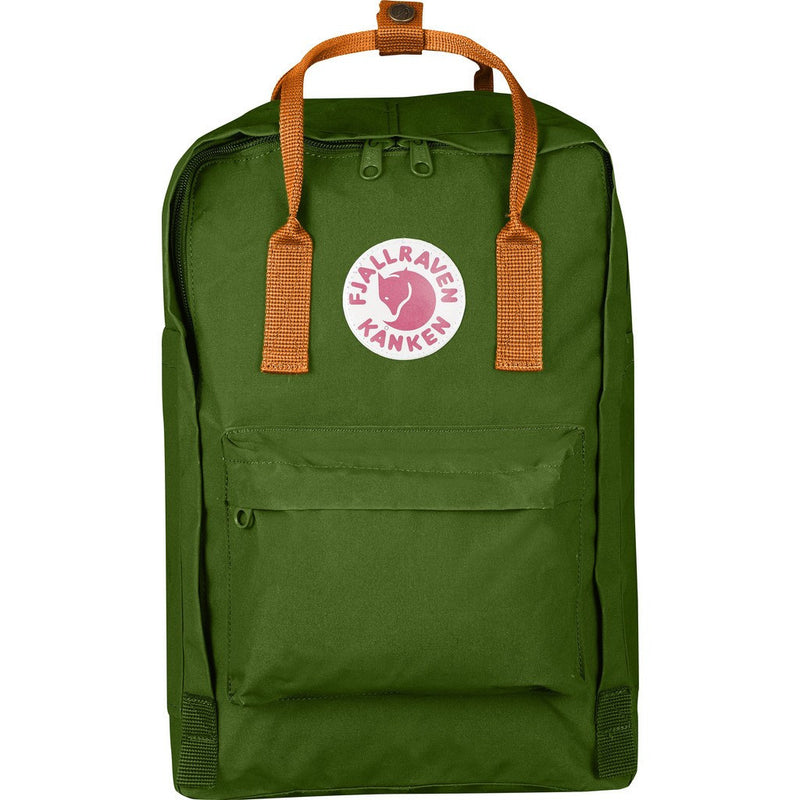 Fjallraven Kanken 15 Backpack | Leaf Green - Burnt Orange F27172-615-212