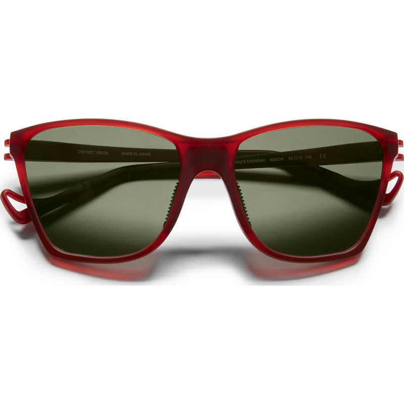 District Vision Running Keiichi Red Sunglasses | District Sky G15