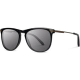 Shwood Keller Acetate Sunglasses | Black - Grey WAKBG