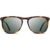 Shwood Keller Acetate Sunglasses | Matte Brindle - G15 Polarized WAKMB4FP