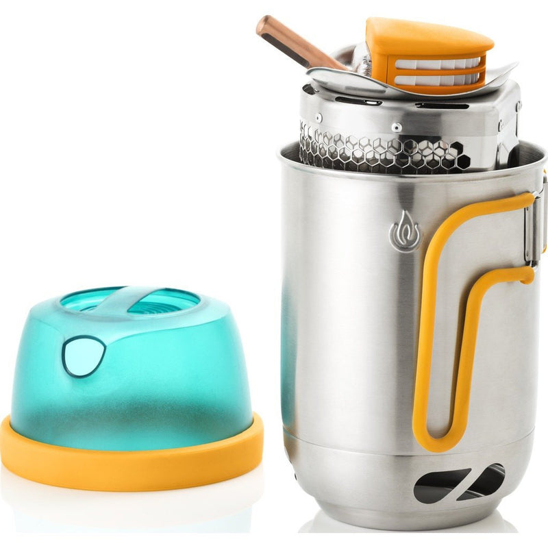 BioLite Grab and Go Kettle Pot Silver/Blue KPA – Sportique BioLite Grab and Go Kettle Pot Silver/Blue KPA – Sportique