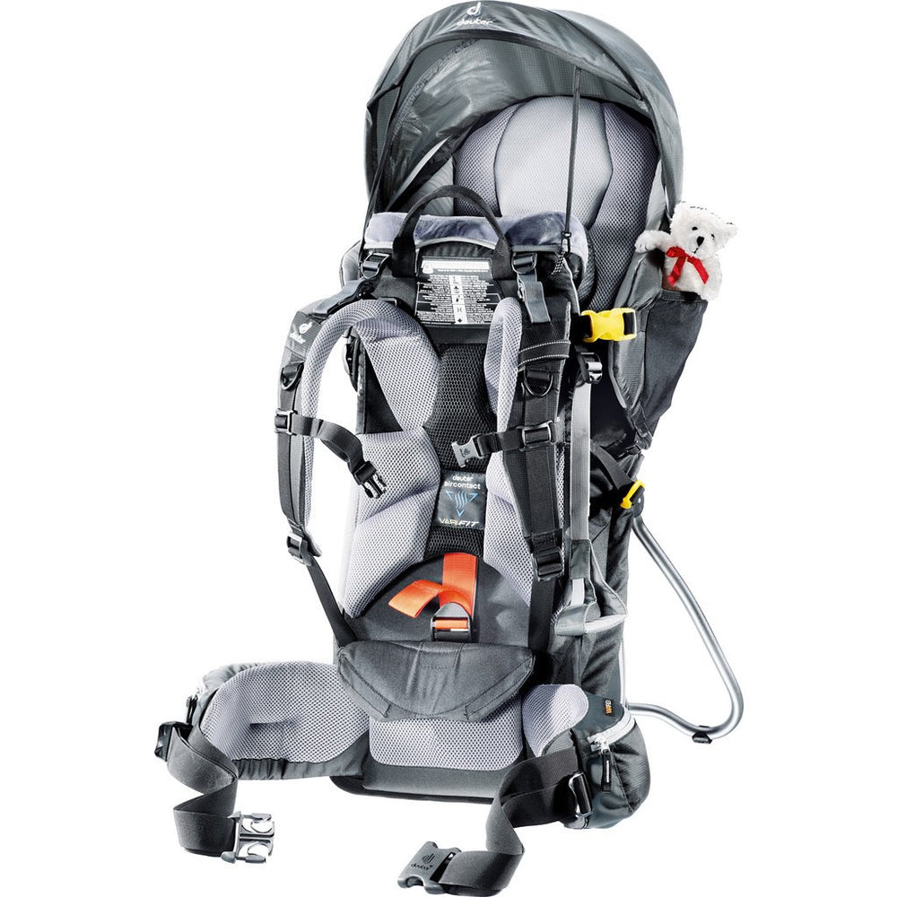 deuter Kid Comfort III ブラック/グレー Deuter Kid Comfort 3 Child Carrier Backpack Black/Granite 46534