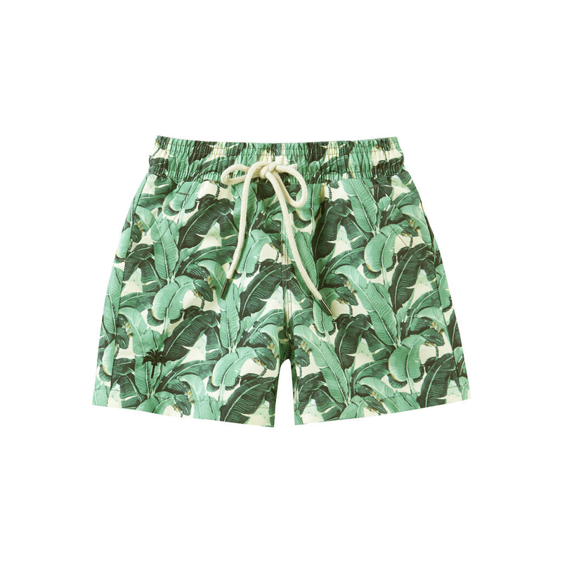 Oas Kids Banana Leaf Swim Shorts 