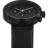 Projects Watches Kiura Chronograph Watch | Black / Leather Band 5160B BL-40