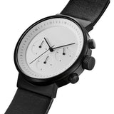Projects Watches Kiura Chronograph Watch | White / Leather Band 5161W BL-40