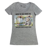 Out of Print Where the Wild Things Are Women's T-Shirt | Gray Small L-1104