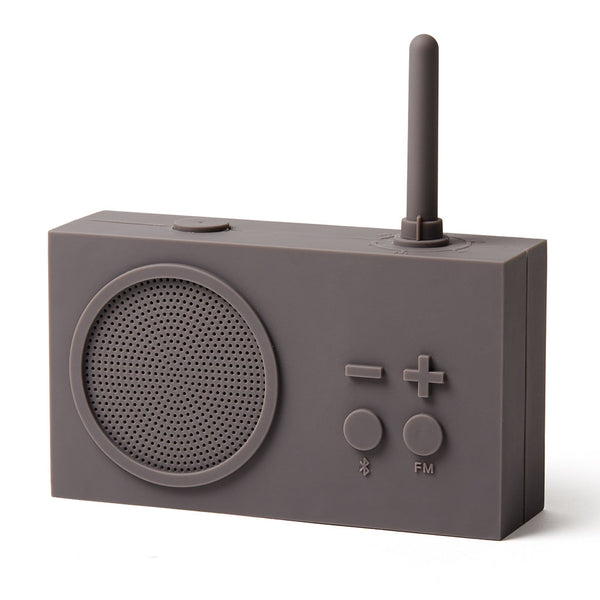 Lexon Tykho 3 Fm Radio & Bluetooth Speaker | Warm Grey