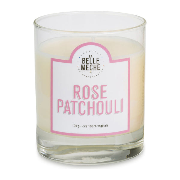 La Belle Meche Scented Soy Candle | Rose Patchouli