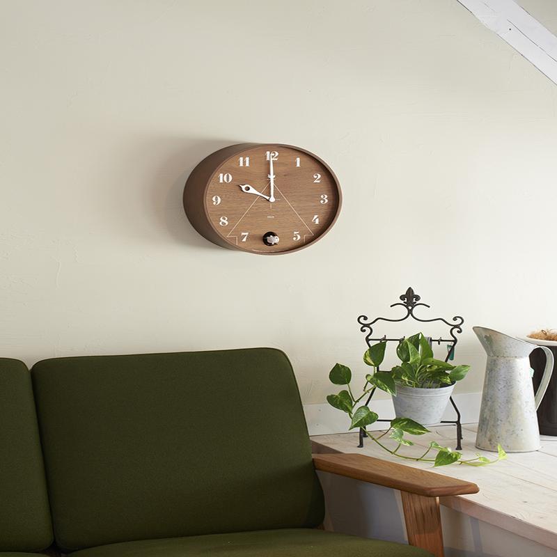 Lemnos Pace Clock | Brown