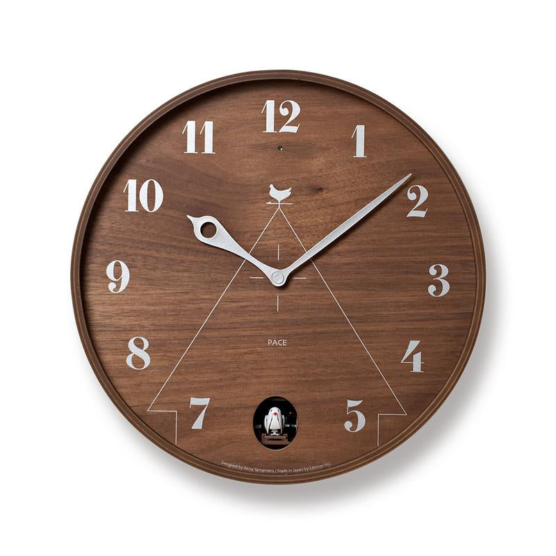 Lemnos Pace Clock brown