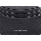 Hook & Albert Smooth Leather Card Holder | Black