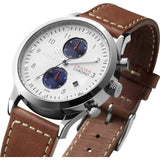 Triwa Duke Lansen Chrono Watch | Brown Sewn Classic LCST113SC010215