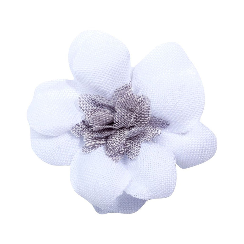 Hook & Albert Unwary Lapel Flower | White