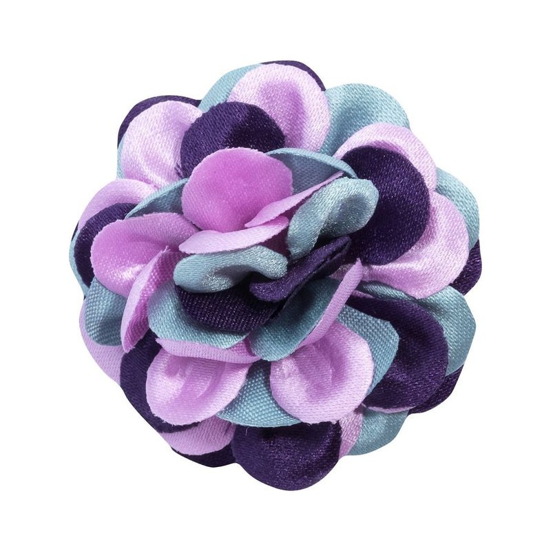 Hook & Albert Amaryllis Lapel Flower | Purple
