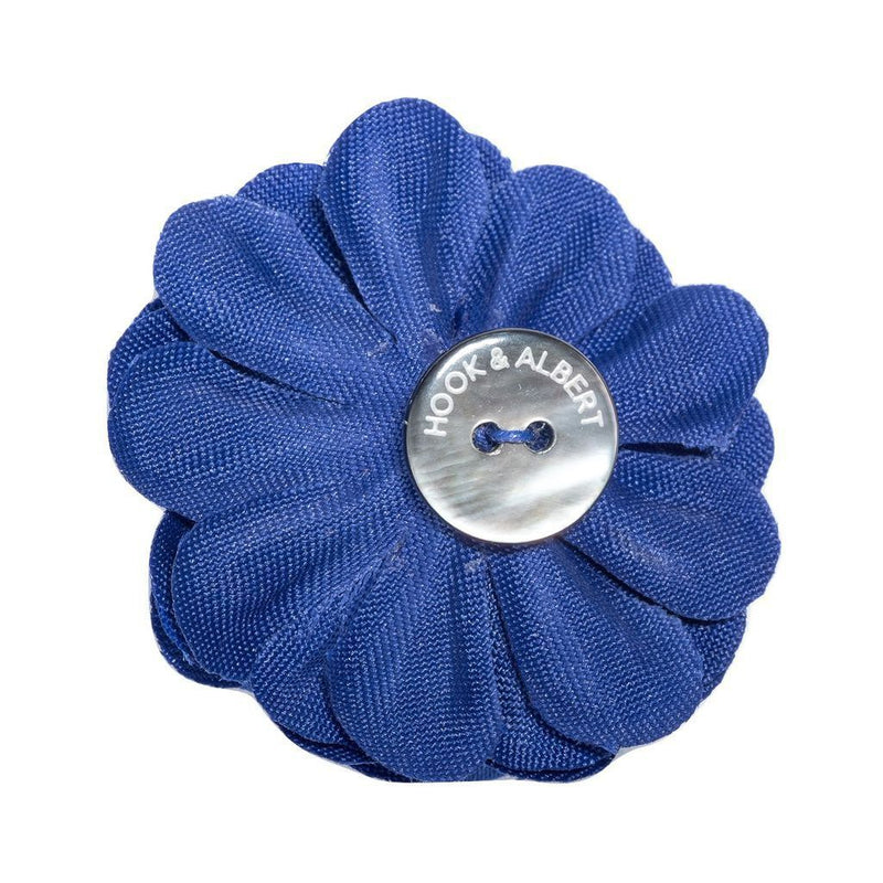 Hook & Albert Large Lapel Flower | Blue LFSDF-BLU-OS