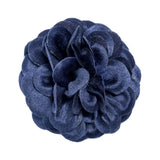 Hook & Albert Large Lapel Flower | Navy LFSDF-NVY-OS