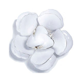 Hook & Albert Metal Lapel Pin | White with Silver LPMF14F-WHSV-OS