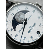 MeisterSinger Lunascope Watch | Opaline Silver